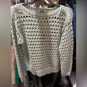 NWT Target Future Collective with Jenee Naylor Crewneck Open Stitch Sweater